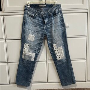 Big Star Women’s Denim Jeans with Patchwork